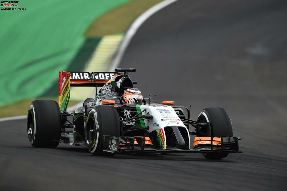 2014: Force-India-Mercedes VJM07
WM-Ergebnis: 9. mit 96 Punkten