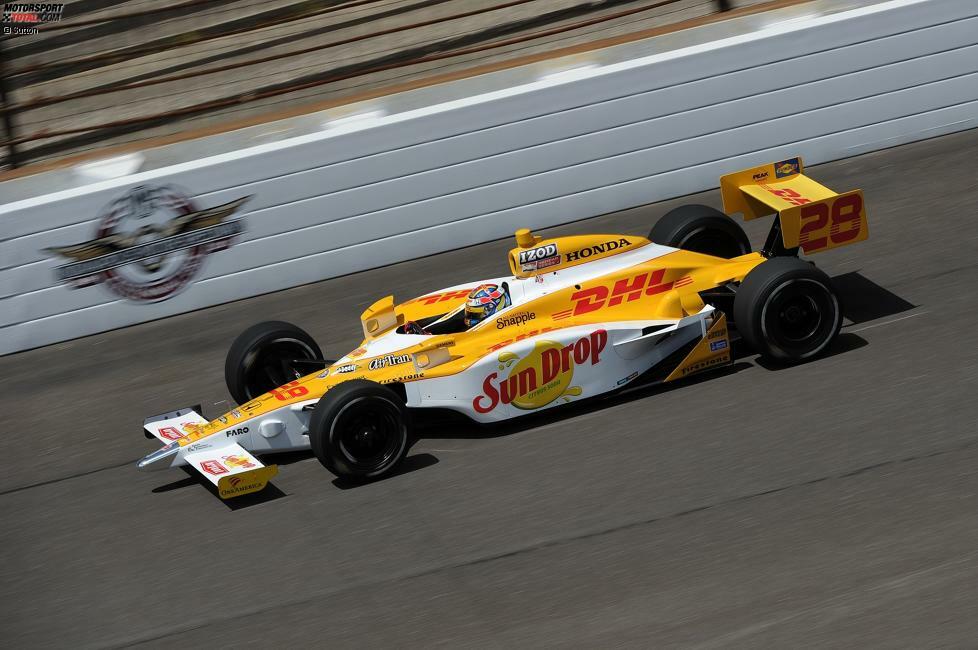 Ryan Hunter-Reay (2011): Ausgerechnet Teamkollege Marco Andretti (dessen Ausscheiden ebenso sensationell gewesen wäre) warf Ryan Hunter-Reay 2011 aus dem Feld. Er kaufte sich kurzerhand das Cockpit von Bruno Junqueira bei A.J. Foyt Enterprises.