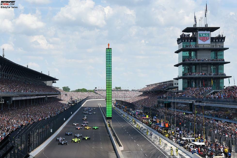 #1: Indianapolis Motor Speedway: 236,986 mph (381,310 km/h) * Durchschnitt für 4 Runden