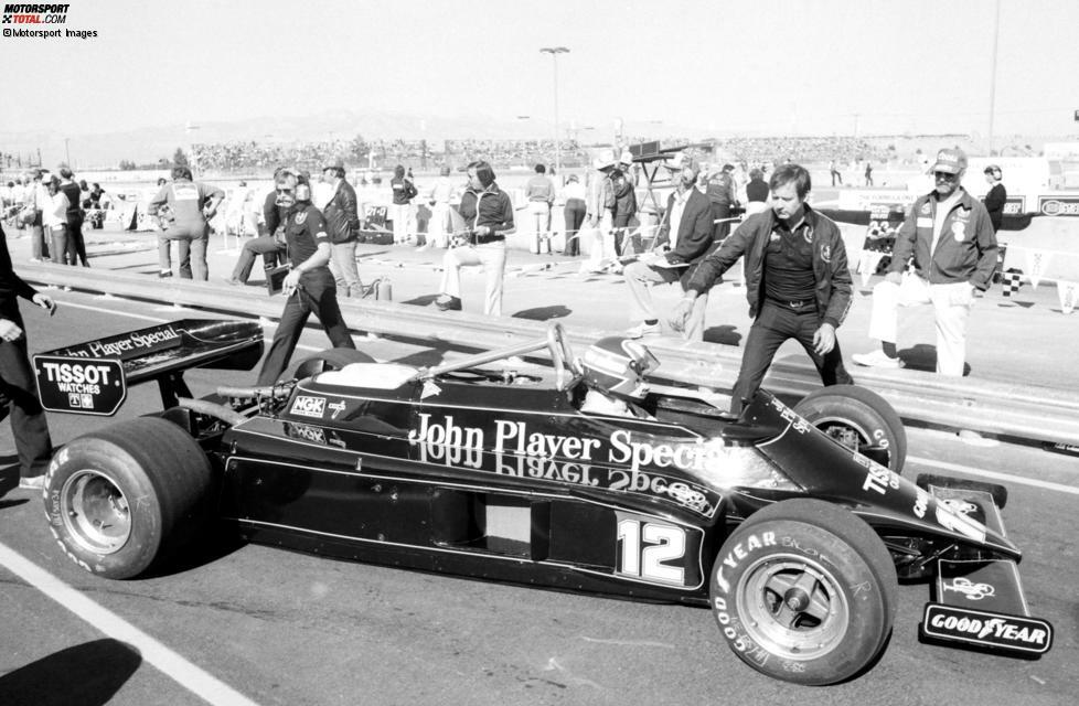 Erst 1981 feiert die schwarz-goldene Lackierung ihr Comeback in der Formel 1. Nigel Mansell und Elio de Angelis fahren in den ersten drei Jahren jedoch zumeist hinterher. 1982 fällt jedoch ein Überraschungssieg in Österreich ab.