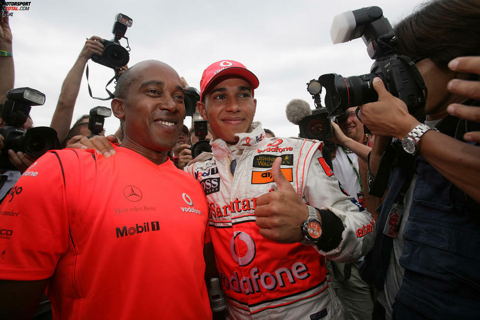 #6: Lewis Hamilton - 22 Jahre, 5 Monate, 3 Tage (Kanada 2007) - Platzierung im Rennen: Sieger
