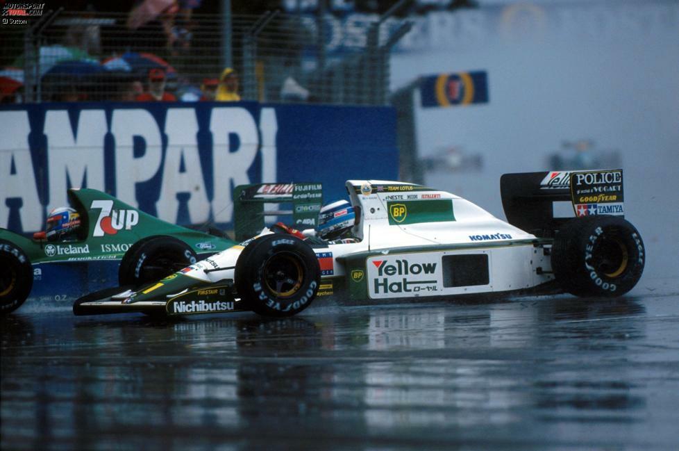 Mika Häkkinen (Lotus): Lotus ist zwar ein großer Name, doch als der Finne dort 1991 seine erste Formel-1-Saison fährt, schwächelt das Team bereits seit einiger Zeit. Häkkinen schafft es 1991 lediglich einmal in die Punkte, seine wechselnden Teamkollegen verpassen im Lotus 102B mehrfach die Qualifikation.