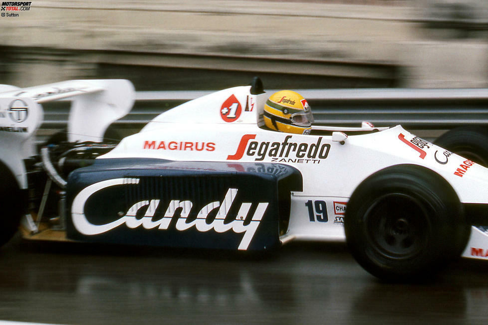 Ayrton Senna (Toleman): Auch der Brasilianer hat einmal ganz klein angefangen. Zwar befindet sich Toleman 1984 nach den schwierigen Anfangsjahren im Aufwind, doch dass Senna gleich dreimal aufs Podium fährt, ist eher seinen Fähigkeiten geschuldet als dem Auto, dem es vor allem an Zuverlässigkeit mangelt.