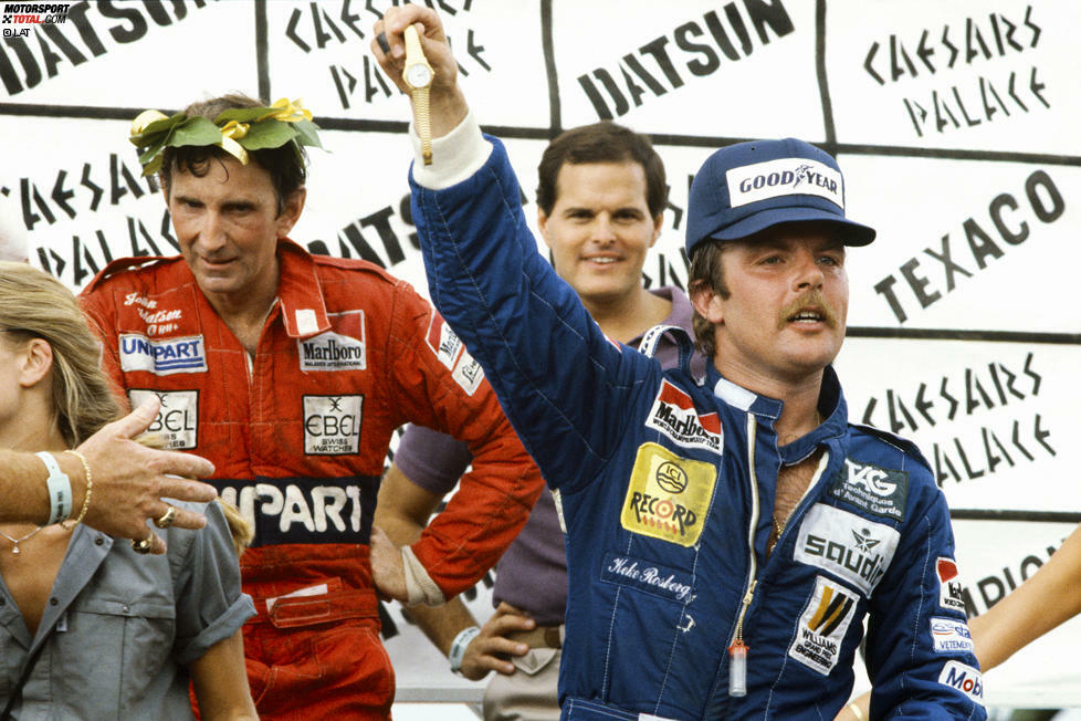 Doch nach schwierigen Anfangsjahren gelingt Rosberg 1982 mit dem Wechsel zu Williams der große Wurf. Er gewinnt zwar nur ein Rennen, das reicht aber, um in einer verrückten Saison Weltmeister zu werden. Bis zum Karriereende 1986 folgen noch vier weitere Siege.