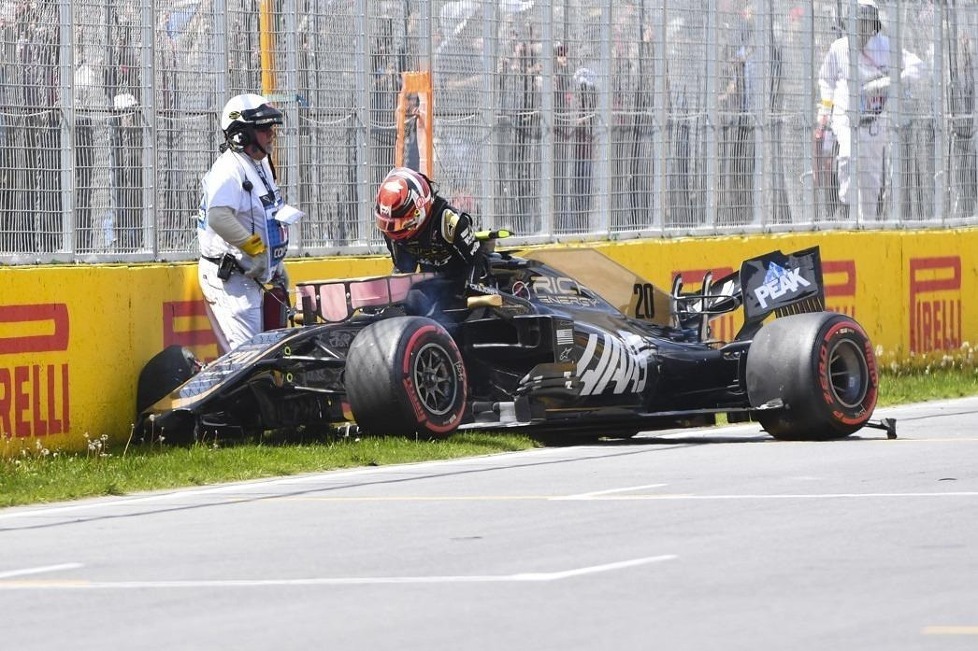 Kevin Magnussen flog im Qualifying zum Großen Preis von Kanada 2019 ab, als er die berüchtigte 