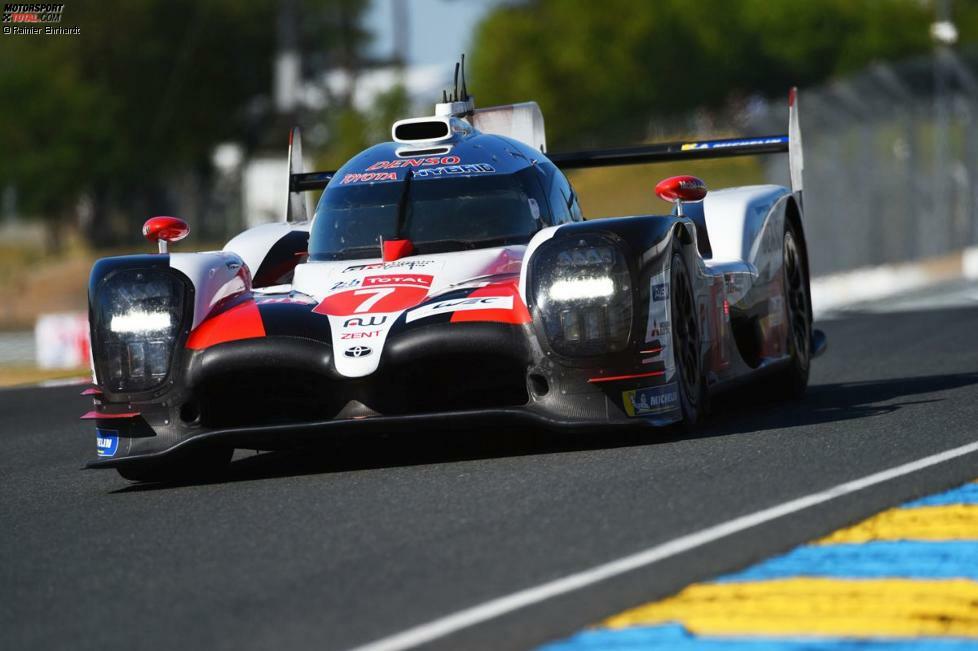 LMP1: #7 Toyota Gazoo Racing (Toyota TS050 Hybrid): Mike Conway, Kamui Kobayashi, Jose Maria Lopez