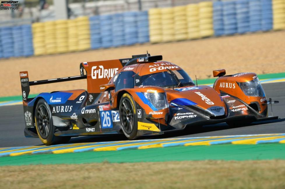 LMP2: #26 G-Drive Racing (Aurus-Gibson 01): Roman Russinow, Job van Uitert, Jean-Eric Vergne