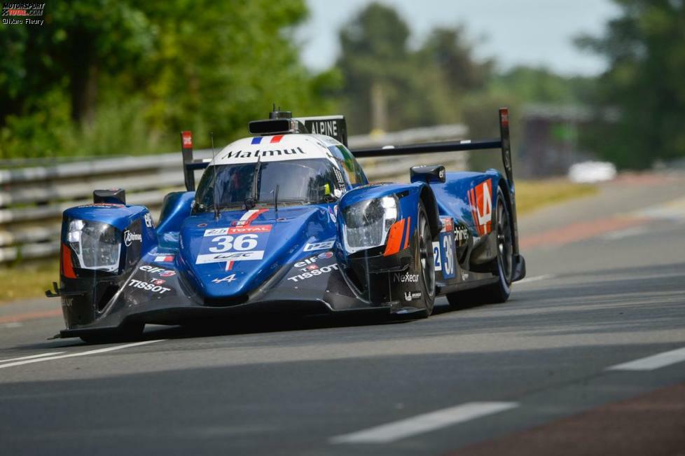 LMP2: #36 Signatech Alpine Matmut (Alpine-Gibson A470): Nicolas Lapierre, Andre Negrao, Pierre Thiriet