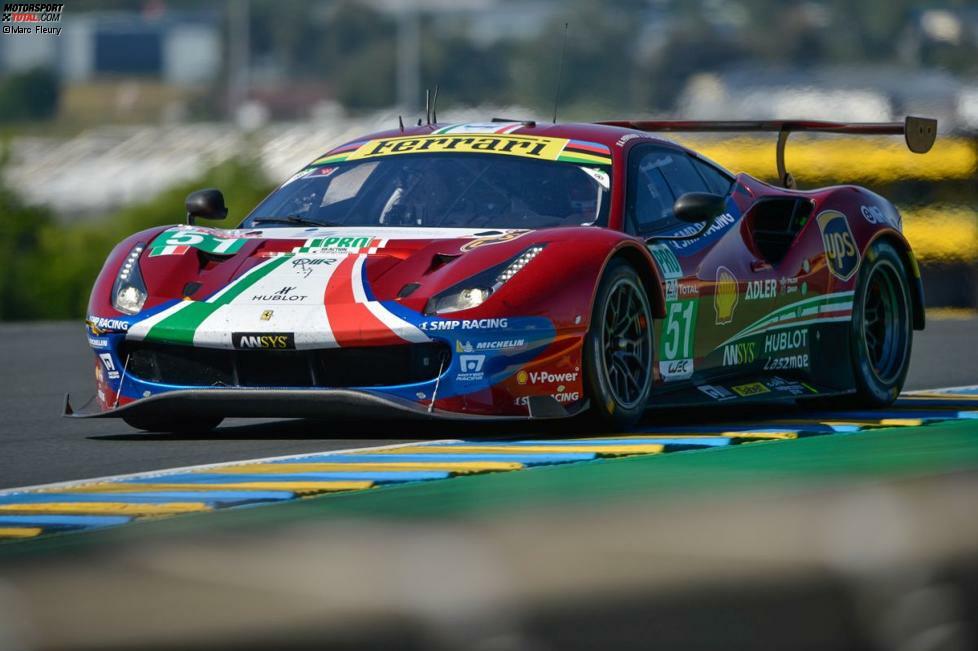 GTE-Pro: #51 AF Corse (Ferrari 488 GTE Evo): Alessandro Pier Guidi, James Calado, Daniel Serra