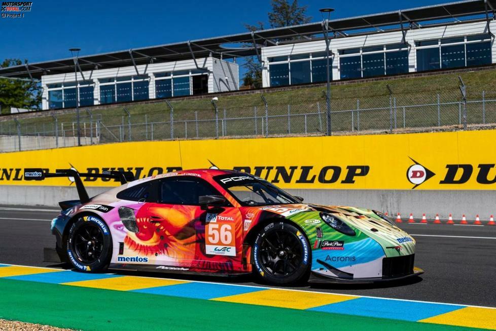 GTE-Am: #56 Team Project 1 (Porsche 911 RSR): Jörg Bergmeister, Patrick Lindsey, Egidio Perfetti