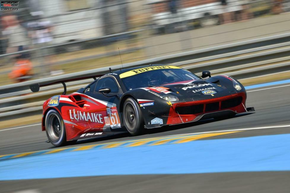 GTE-Am: #61 Clearwater Racing (Ferrari 488 GTE): Luis Perez Companc, Matt Griffin, Matteo Cressoni