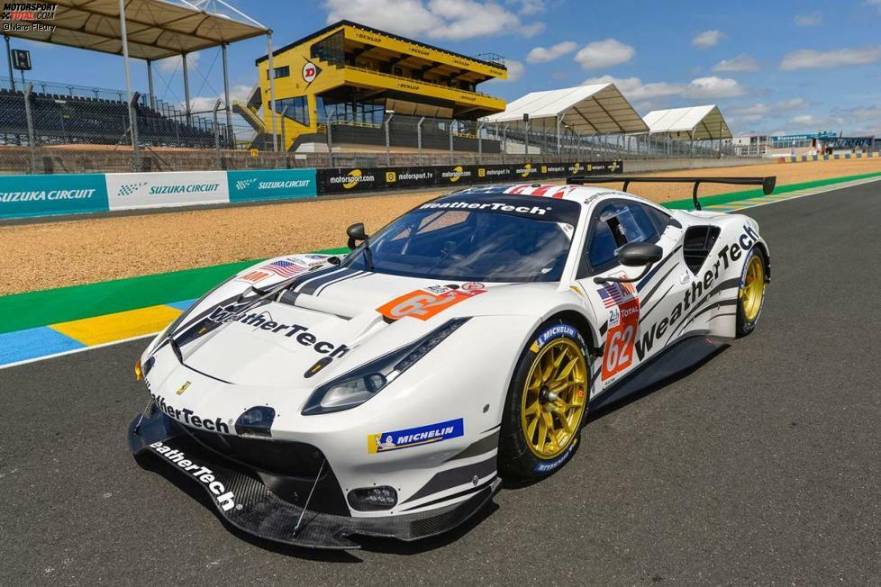 GTE-Am: #62 WeatherTech Racing (Ferrari 488 GTE): Cooper MacNeil, Toni Vilander, Robert Smith