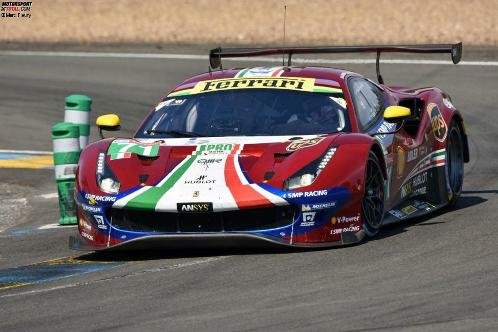 GTE-Pro: #71 AF Corse (Ferrari 488 GTE Evo): Davide Rigon, Sam Bird, Miguel Molina