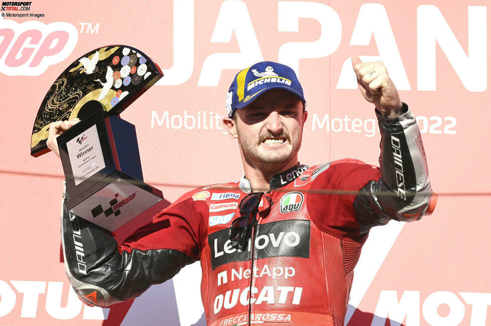 11. Jack Miller - Letzter Sieg: Motegi 2022 (Ducati)