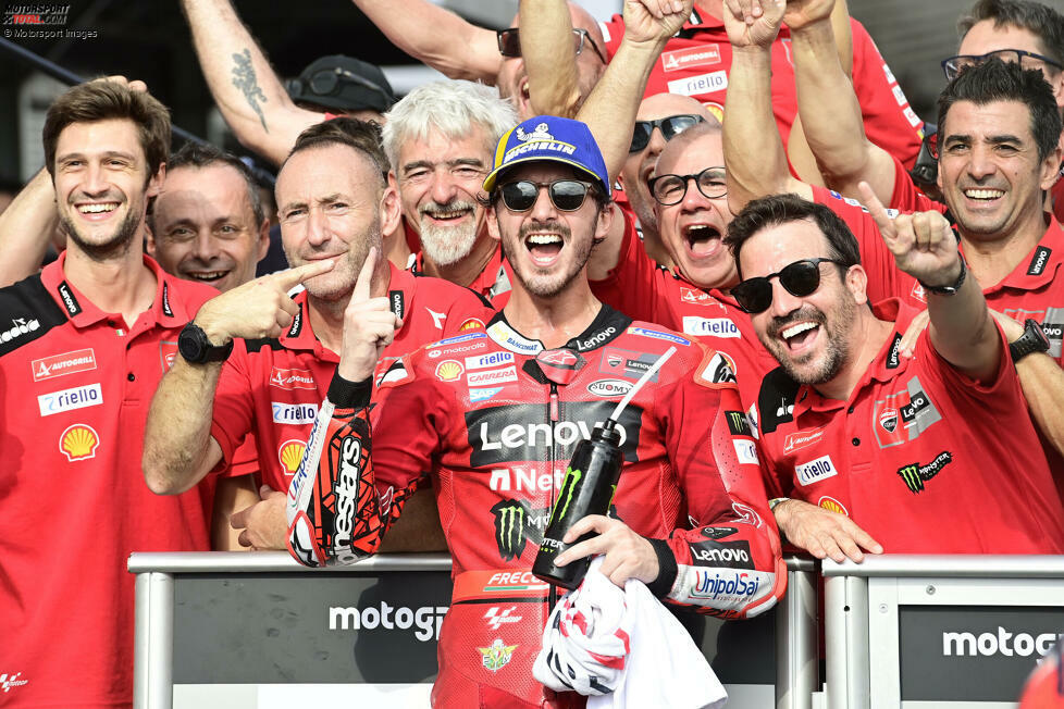 5. Francesco Bagnaia - Letzter Sieger: Mandalika 2023 (Ducati)