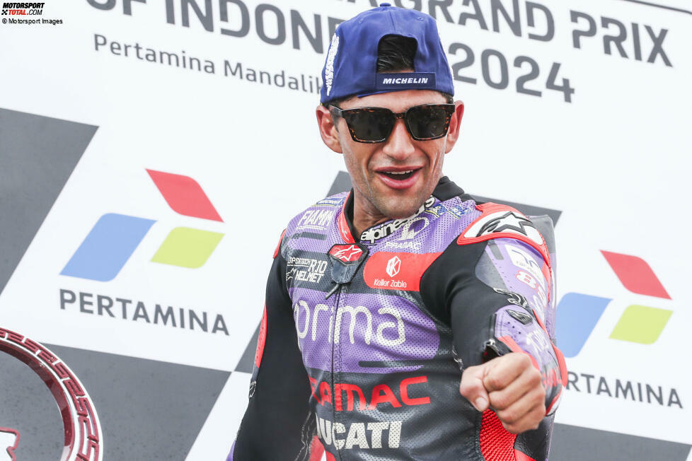 3. Jorge Martin - Letzter Sieg: Mandalika 2024 (Pramac-Ducati)
