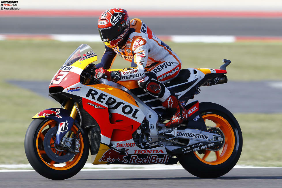 2015: Honda RC213V - Bilanz: 18 Rennen, 5 Siege, 8 Poles, WM-Rang 3