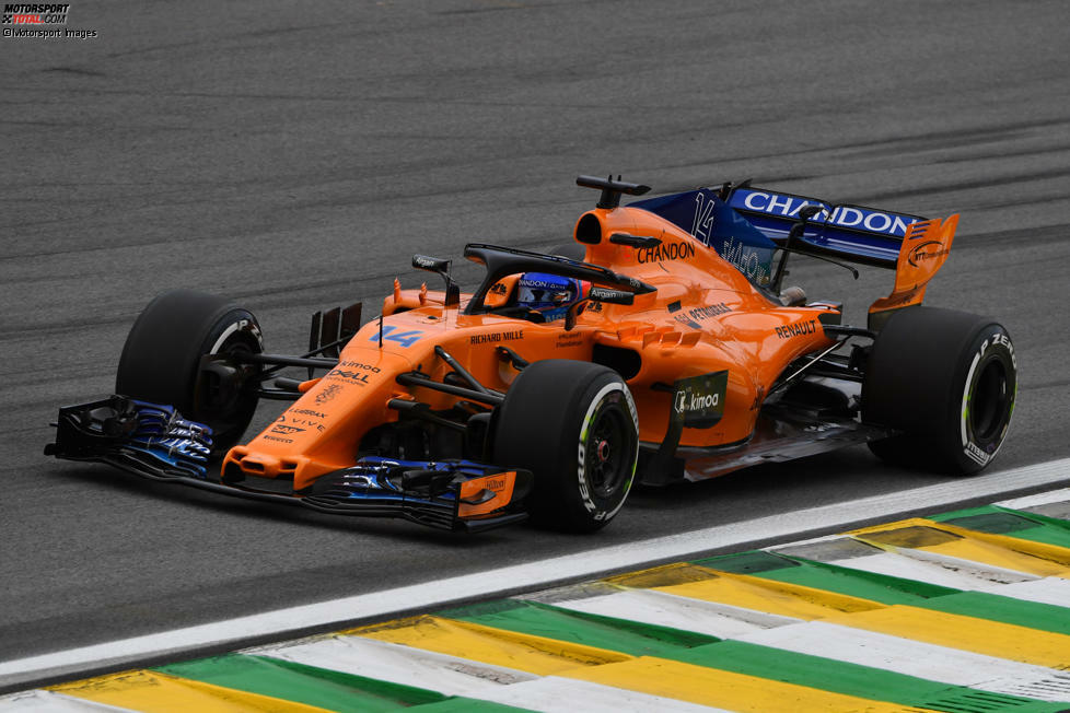 2018: McLaren-Renault MCL33; Fahrer: Fernando Alonso, Stoffel Vandoorne