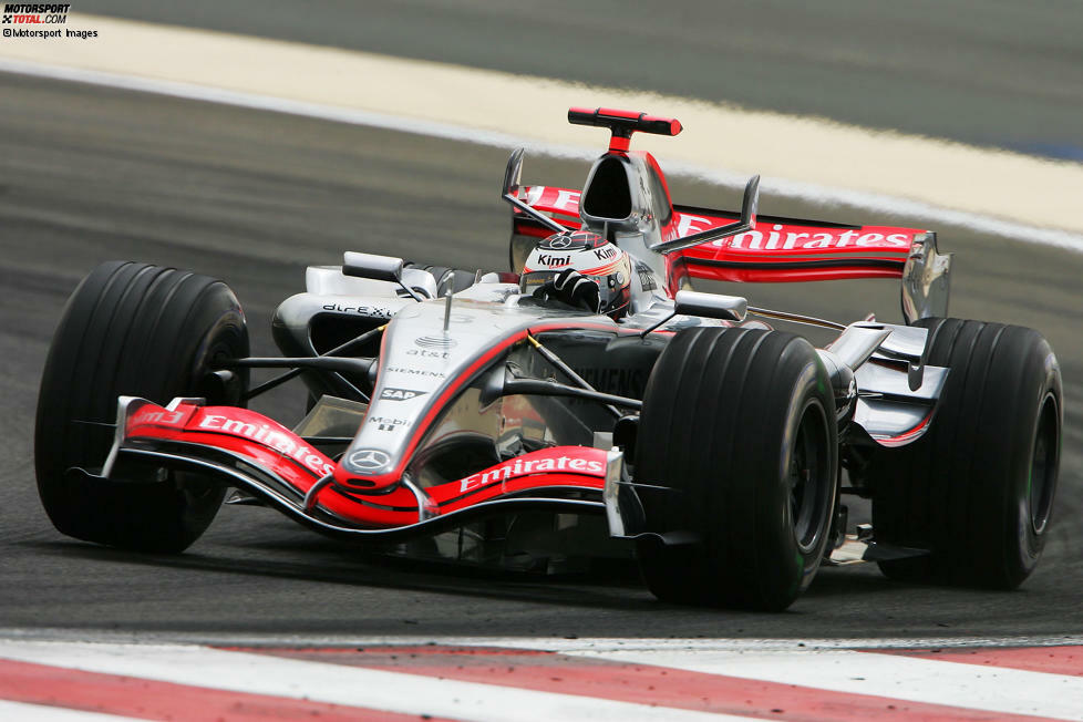 2006: McLaren-Mercedes MP4-21; Fahrer: Kimi Räikkönen, Juan Pablo Montoya, Pedro de la Rosa