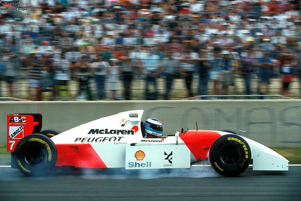 1994: McLaren-Peugeot MP4/9; Fahrer: Mika Häkkinen, Martin Brundle, Philippe Alliot