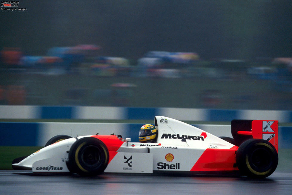 1993: McLaren-Ford MP4/8; Fahrer: Ayrton Senna, Michael Andretti, Mika Häkkinen