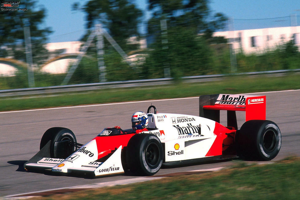 1988: McLaren-Honda MP4/4; Fahrer: Alain Prost, Ayrton Senna