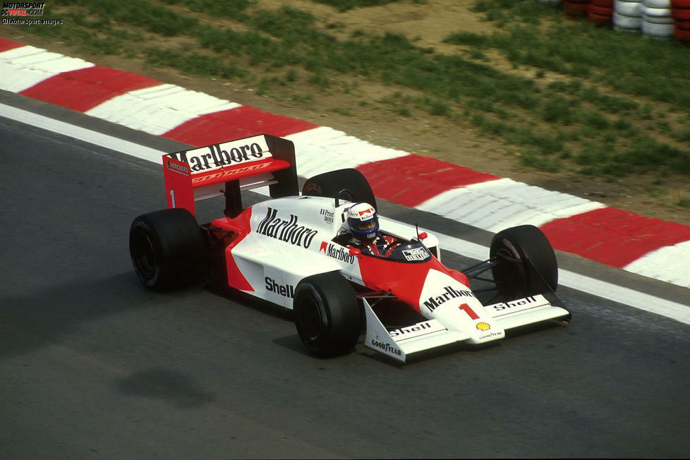 1987: McLaren-Porsche MP4/3; Fahrer: Alain Prost, Stefan Johansson