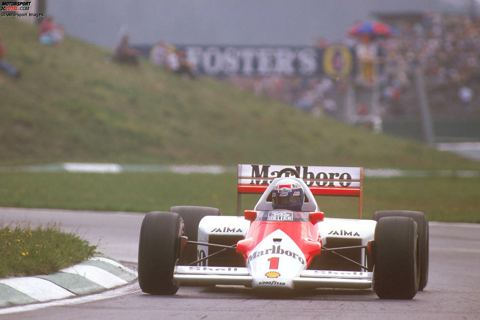 1986: McLaren-Porsche MP4/2C; Fahrer: Alain Prost, Keke Rosberg