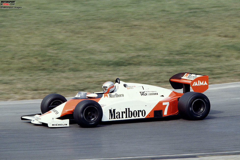 1983: McLaren-Porsche MP4/1E; Fahrer: John Watson, Niki Lauda