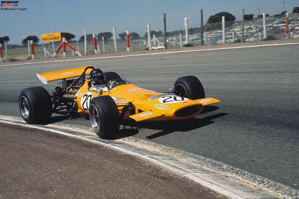 1970: McLaren-Alfa-Romeo M7D; Fahrer: Bruce McLaren, Denis Hulme, Dan Gurney, Andrea de Adamich