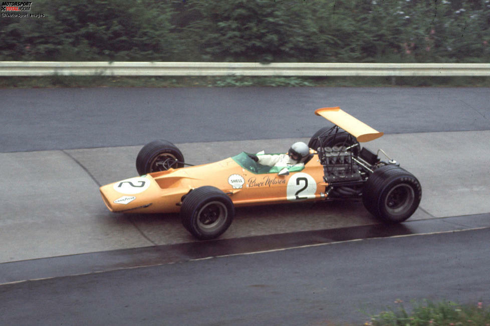1968-1970: McLaren-Ford M7A; Fahrer: Bruce McLaren, Dan Gurney, Denis Hulme