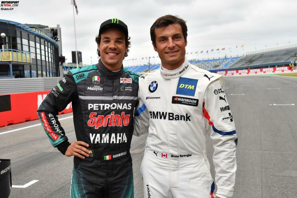 Franco Morbidelli (Petronas-Yamaha) und Bruno Spengler (RMG-BMW)