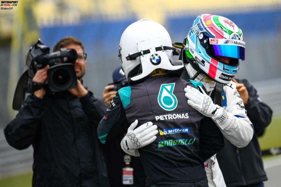 Franco Morbidelli (Petronas-Yamaha) und Bruno Spengler (RMG-BMW)