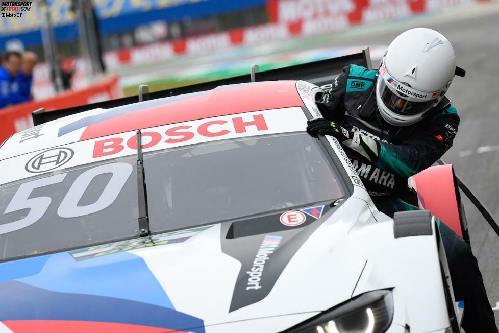 Franco Morbidelli (Petronas-Yamaha) im RMG-BMW von Bruno Spengler