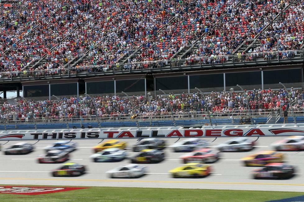 #1: Talladega Superspeedway (2,66 Meilen) - 212,809 mph (342,410 km/h) * ohne Restrictor-Plate