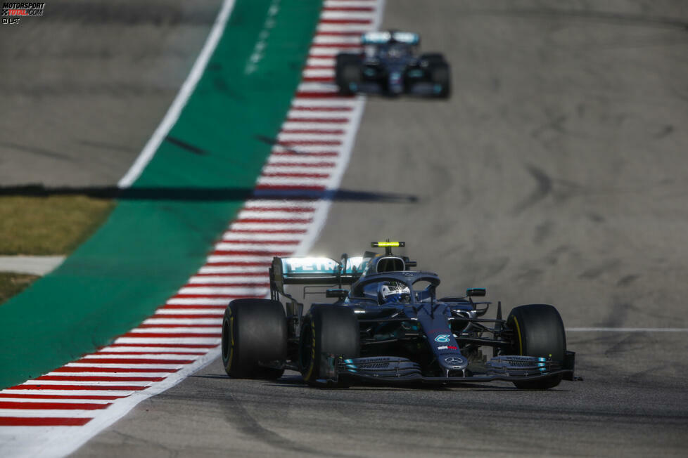 Valtteri Bottas (1): Pole-Position, Sieg, Hamilton mit anderer Strategie niedergerungen: Aus seiner Sicht hätte er in Austin nichts besser machen können. So oft loben wir Bottas nicht. Diesmal hat er es zweifellos verdient!