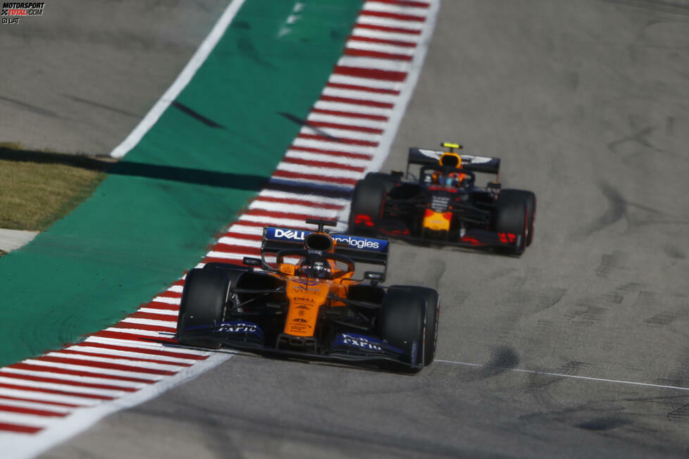 Carlos Sainz (2): Obwohl er von McLaren auf die Strategie gepolt wurde, die er nicht wollte, maximierte er einmal mehr seine Möglichkeiten. Sainz fährt wie ein Routinier immer genau das heraus, was das Auto kann. Und ist damit eine verlässliche Bank.