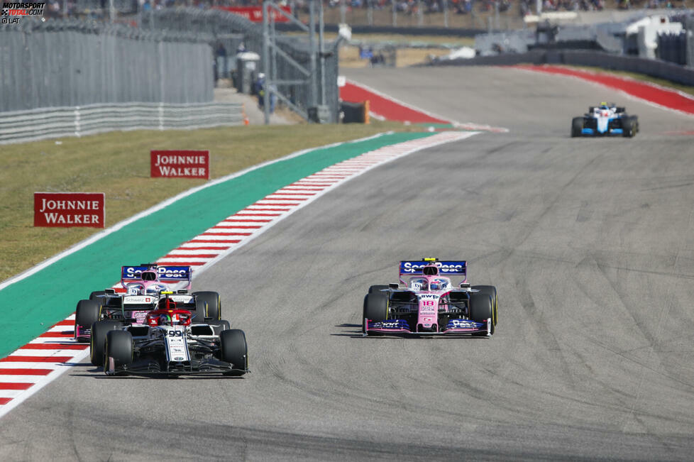 Antonio Giovinazzi (4): Der Italiener hat sein Cockpit für 2020 so gut wie in der Tasche, obwohl Austin nach einer Reihe grundsolider Vorstellungen keine Glanztat war. Die Frage, die wir uns stellen, ist: Fährt Räikkönen inzwischen so langsam - oder hat Giovinazzi sich wirklich gesteigert?