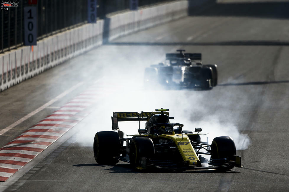 Nico Hülkenberg (4): Am ganzen Wochenende keinen Fuß auf den Boden bekommen. Nicht nur seine Schuld, weil auch der Renault nicht so lief, wie er laufen sollte. Trotzdem gilt auch hier: Der Teamkollege hat's besser hinbekommen. Im Ziel waren nur die beiden Williams dahinter. Mehr als eine 4 ist da beim besten Willen nicht drin.