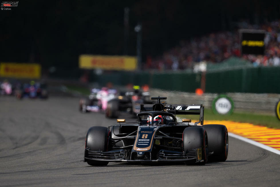 Romain Grosjean (4): Als ihm sein Renningenieur Mut machen wollte, weil die vor ihm fahrenden Autos auf älteren Reifen waren, reagierte der Franzose erzürnt: 