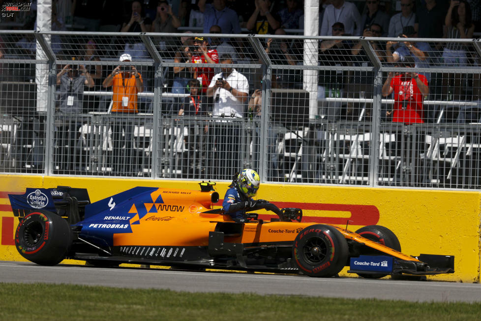 Lando Norris (2): Top 10 im McLaren, im Rennen auf Punktekurs, und das auf einer fahrerisch anspruchsvollen Strecke wie Montreal - sehr viel mehr kann man von einem Nachwuchspiloten in seinem Alter nicht erwarten. Der Bremsdefekt: Pech. Sonst wären sichere Punkte rausgesprungen.