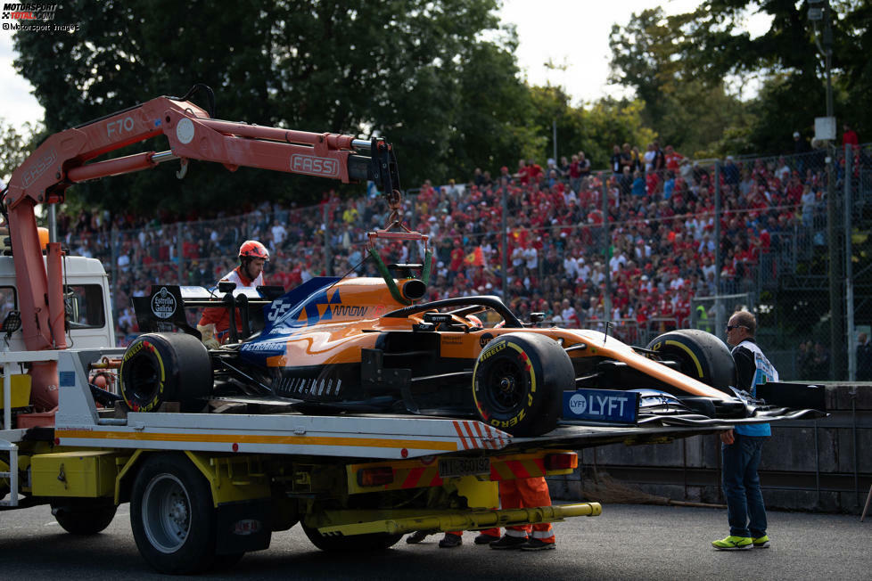 Carlos Sainz (2): Unter normalen Umständen hätte das für den McLaren-Fahrer der sechste oder siebte Platz werden können - weit besser, als mit diesem Auto auf dieser Strecke eigentlich möglich war. Bitter, dass ihn eine lose Radmutter um ein zählbares Ergebnis brachte.