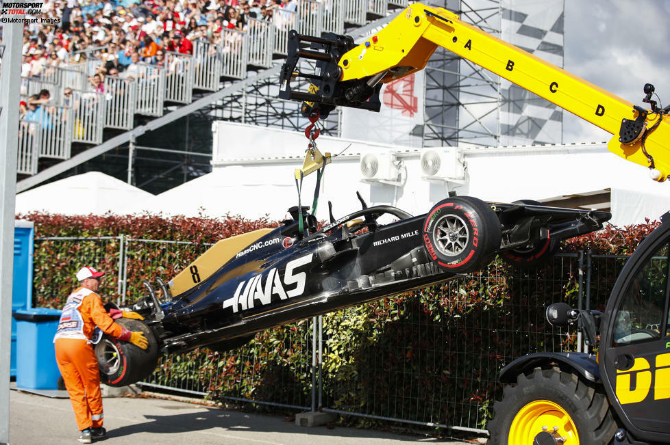 Romain Grosjean (4): Das war eines der besseren Qualifyings. Beim Dreiercrash war Grosjean aber derjenige, der ihn hätte verhindern können - auch wenn er deswegen keinesfalls Alleinschuldiger ist. Hätte auch anders ausgehen können. Aber letztendlich steht er sich meistens selbst im Weg.