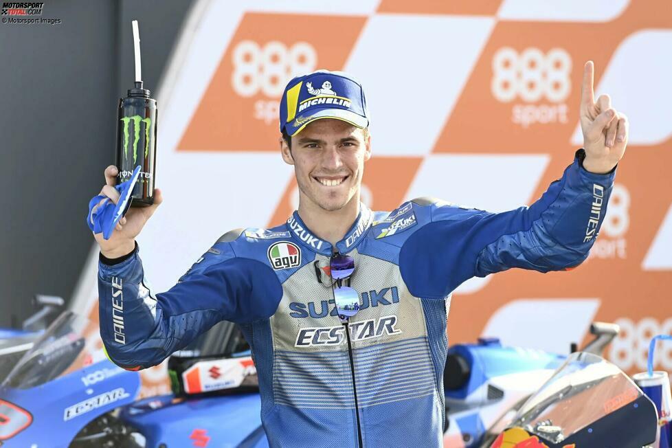 Joan Mir (Valencia II 2020): Die Moto3-WM hatte Joan Mir im Sturm erobert. In zwei Saisons (2016 und 2017) brachte er es auf elf Siege und den WM-Titel. In der Moto2-WM fuhr er nur ein Jahr. 2019 saß der Spanier bereits auf einem MotoGP-Bike von Suzuki. Keine zwei Jahre später, im November 2020, siegt er auch in der Königsklasse.