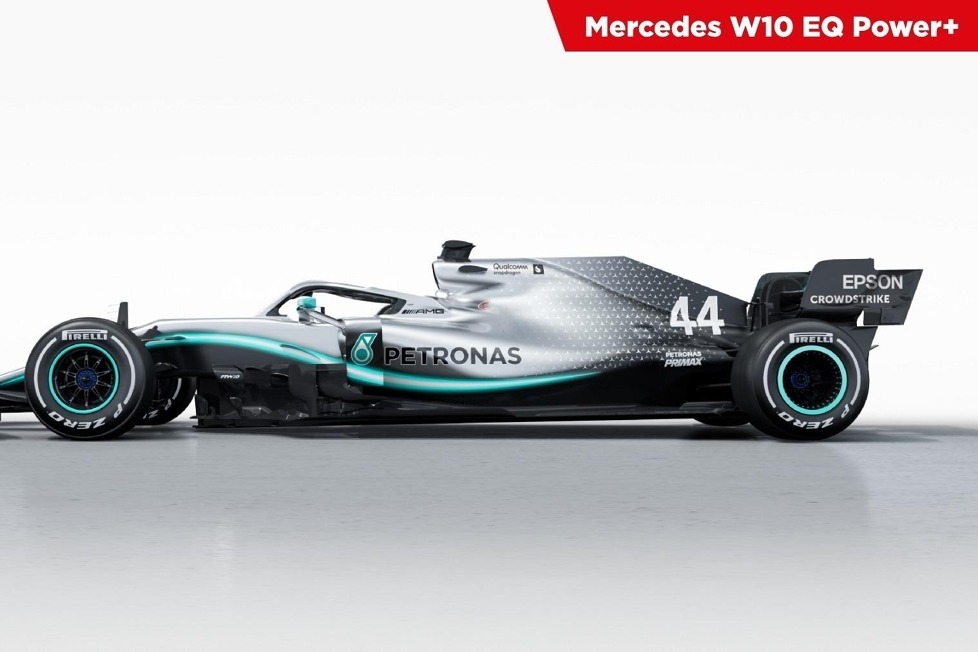 Mercedes hat den W10 für die Formel-1-Saison 2019 präsentiert: Die schönsten Bilder des neuen Formel-1-Autos