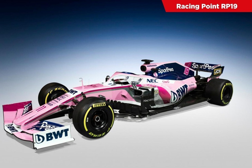 Sergio Perez, Lance Stroll und der Racing Point  für die Formel 1 2019: Hier sind die besten Bilder der neuen Lackierung!