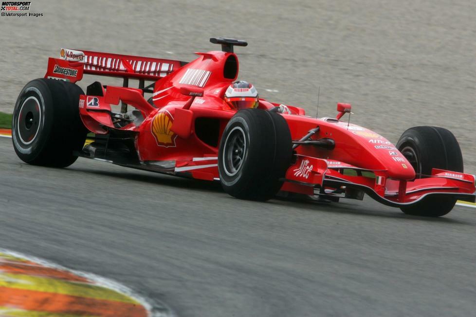 2007: Ferrari F2007; 
WM-Ergebnis: 1. mit 110 Punkten, 6 Siege