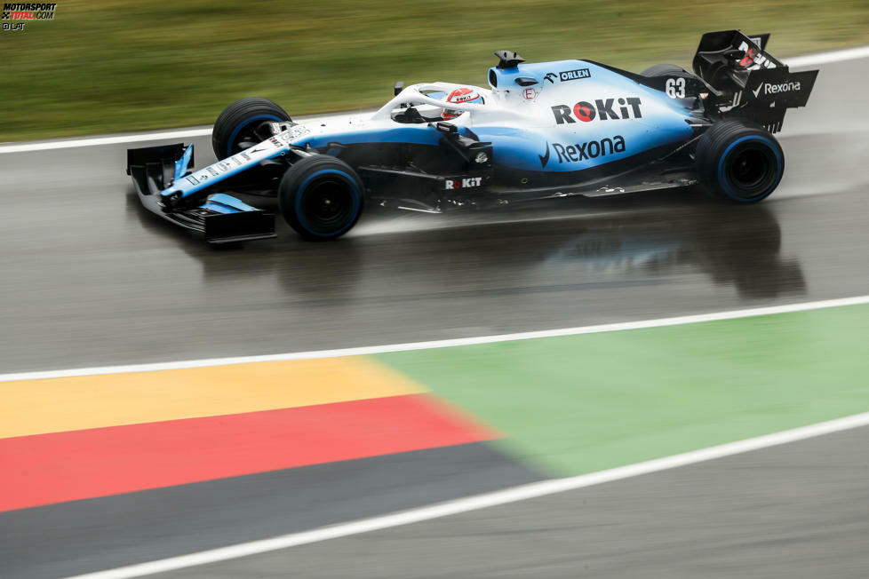 George Russell (3): Eigentlich der schnellere der beiden Williams-Piloten. Der Brite hätte den überraschenden Punkt holen müssen, doch ein Fehler in Kurve 2 brachte Teamkollege Kubica vorbei. Läuft alles halbwegs normal, hat er das Teamduell 2019 damit schon verloren.