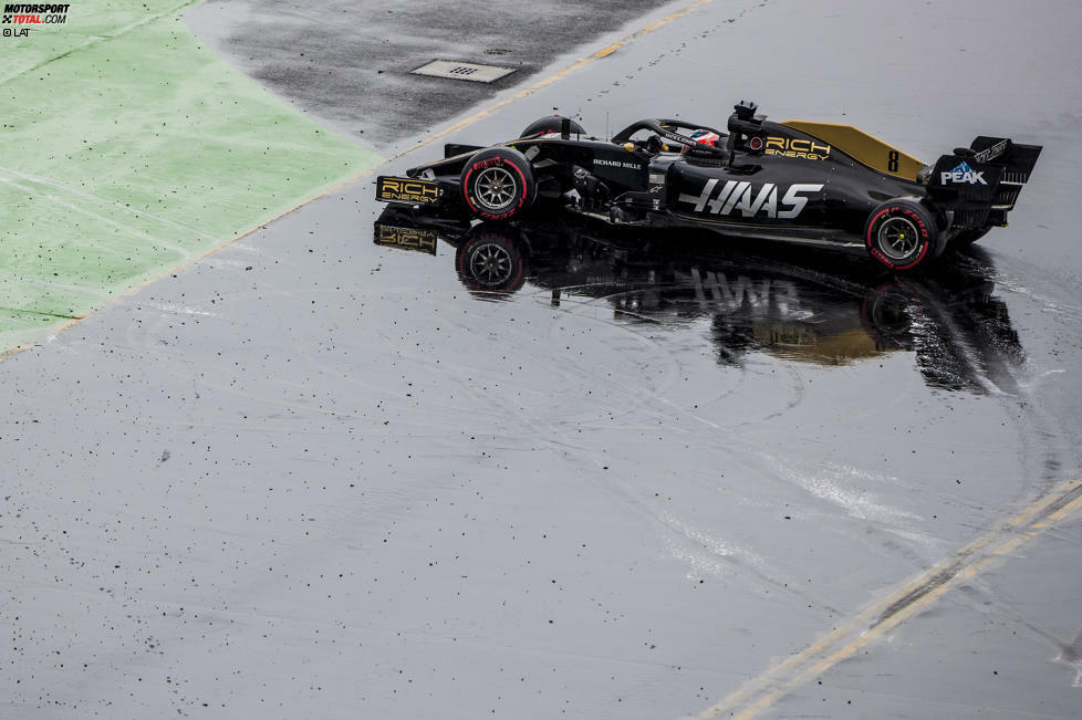 Romain Grosjean (3): Ob die Melbourne-Spec ein Vor- oder Nachteil ist, ist schwierig zu bewerten. Im qualifying war er stark, hatte dann Pech mit einer 