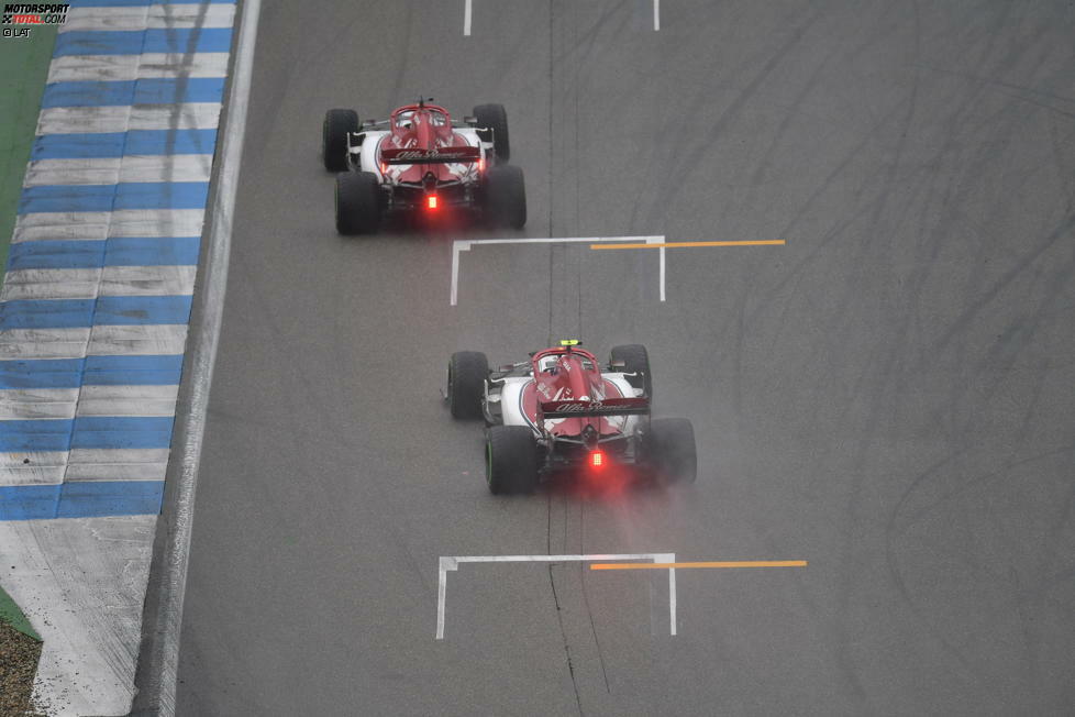 Antonio Giovinazzi (3): Die Alfa Romeos hielten sich größtenteils aus den Scharmützeln raus und hätten ohne die Zeitstrafe ein gutes Ergebnis erzielen können. Bei Giovinazzi hat uns gewundert, wieso er nach einem Ausritt von Räikkönen auffallend abgebremst hat, statt ihn einfach zu überholen. Den Nummer-2-Status muss er langsam ablegen.